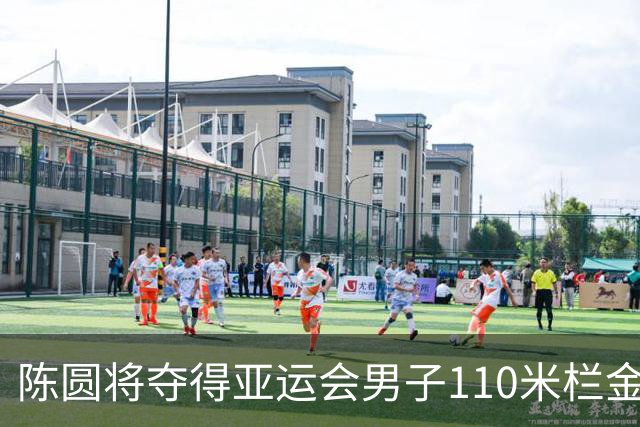 陈圆将夺得亚运会男子110米栏金牌